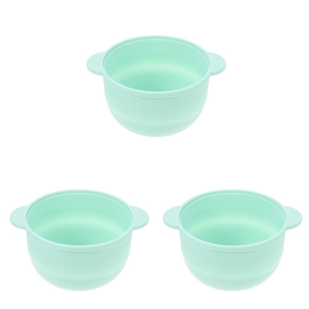 Beaupretty 3pcs Silicone Wax Bowl Melting Pot for Hair Removal Wax Melting Pot Warm