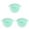 Beaupretty 3pcs Silicone Wax Bowl Melting Pot for Hair Removal Wax Melting Pot Warm view 1