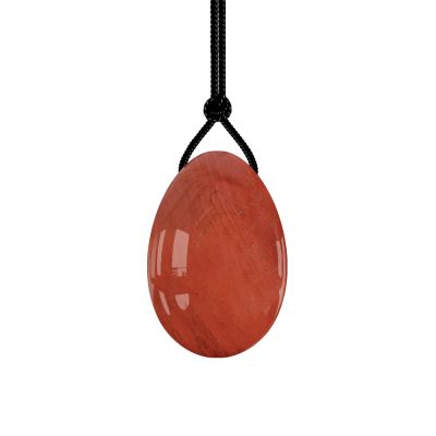 45X30mm Drilled Yoni Egg 16 Natural Materials Jade Eggs Massage Ball for Female Kegel Exercise,Redstone Eggs