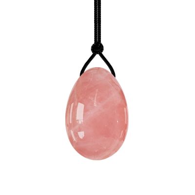 40X25mm Drilled Kegel Balls 16 Types Natural Jade Eggs Massage Ball Kegel Exercise Yoni Eggs,Rose Quartz Eggs