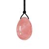 40X25mm Drilled Kegel Balls 16 Types Natural Jade Eggs Massage Ball Kegel Exercise Yoni Eggs,Rose Quartz Eggs view 1