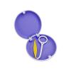 Aligner and Retainer Case, YOUYA DENTAL 1PCS Solid Orthodontic Aligner Retainer Case Denture False Box, Mouthguard Case Holder Protective Case without Mirror for Oral Care Dentisty-White view 3
