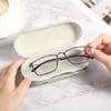MULOVE Eyeglass and Contact Lens Case, 2 in 1 Portable Glasses with Marbling, Multifunction, Durable, Compact, Double Storage Kit,Marble Color view 4