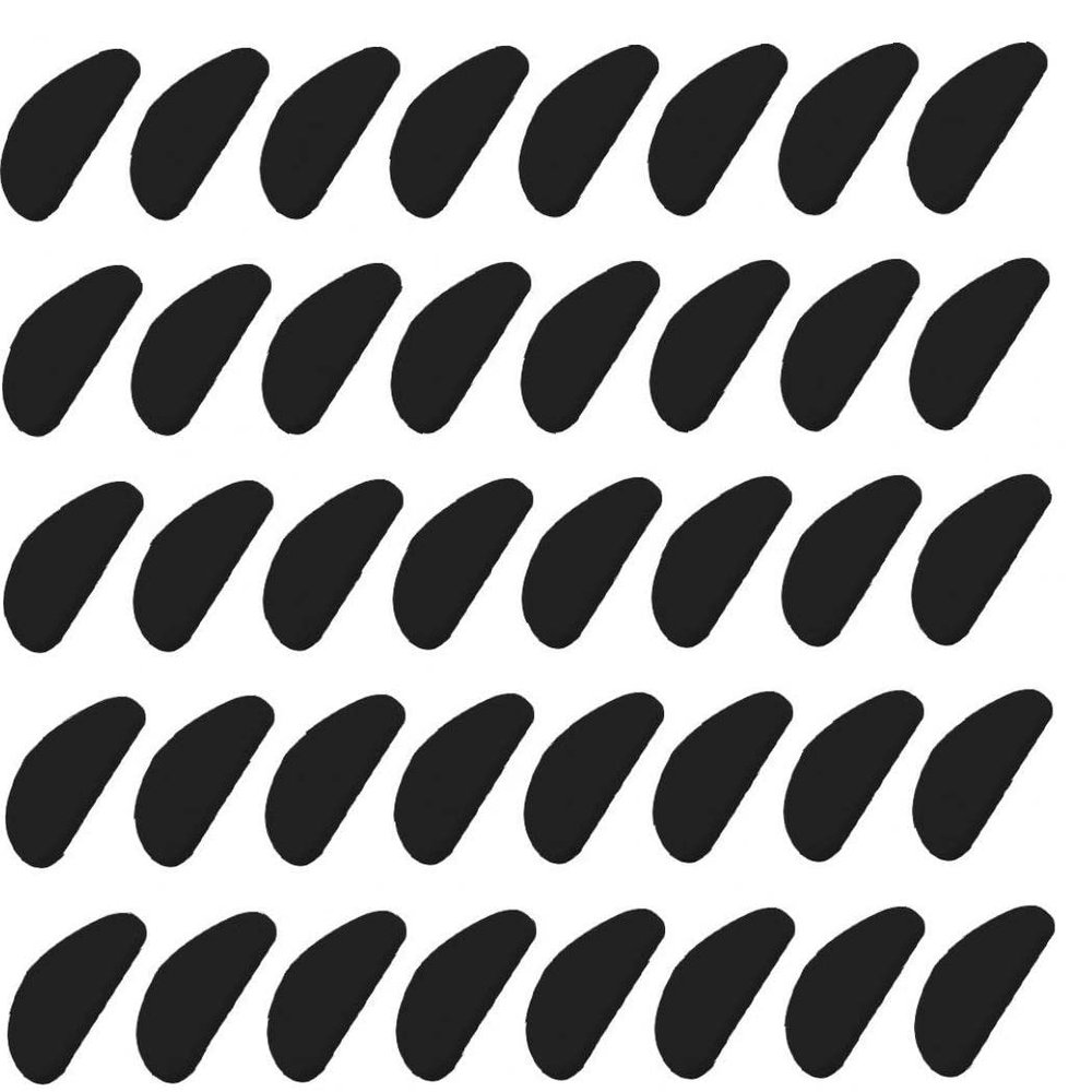 Fituenly Anti-slip Glasses Nose Pads 40pcs Soft Foam Glasses Nose Cushion Self-adhesive Nose Pads for Eyeglasses Sunglasses