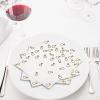100 Pack 6.3x6.3 Inch Gold Diamond Ring Napkins - 2-Ply Cocktail Napkins Bar Napkins Disposable Party Napkins Paper Napkins Dinner for Bridal Shower Engagement party party decor Valentines Day view 2