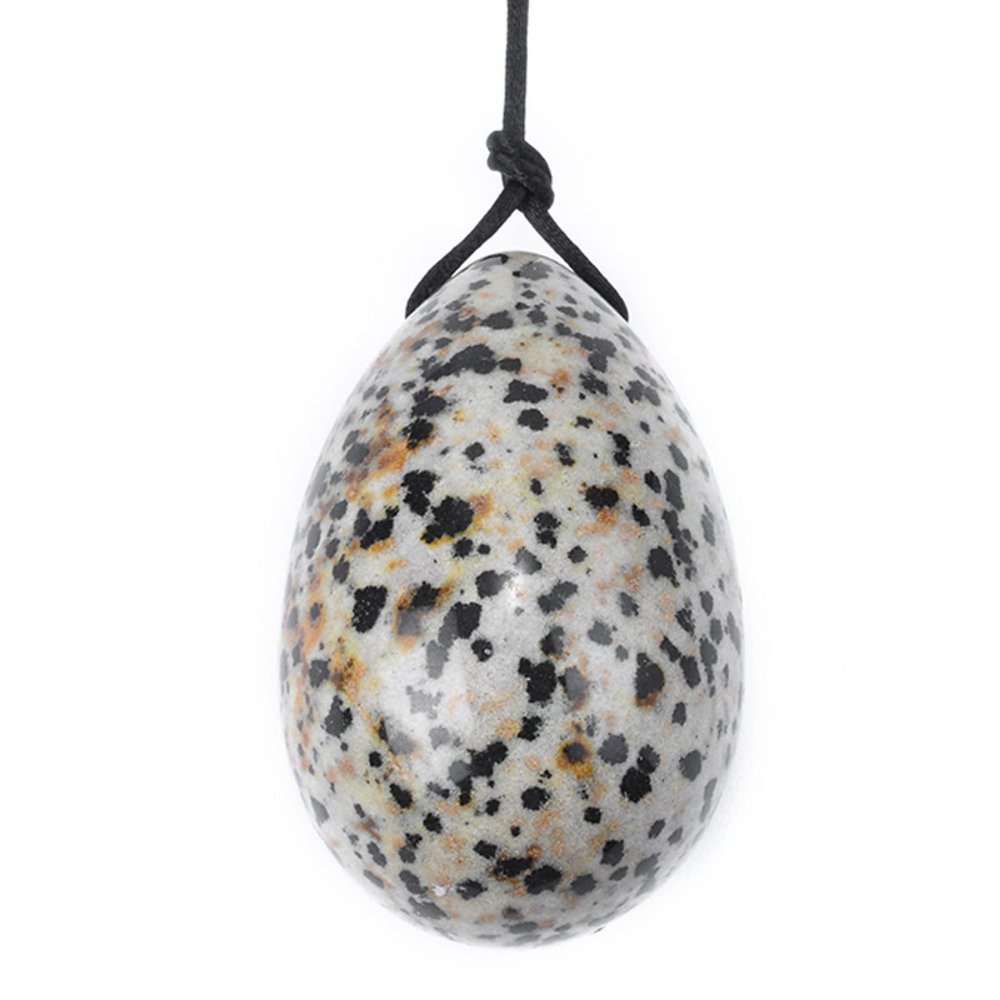 Natural Mottled Stone Yoni Egg Jade Egg Lady Kegel Fitness Apparatus Ball Jade Massager Kegel Egg,Shall
