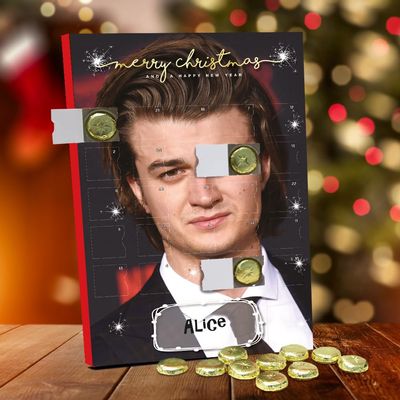 Personalised Chocolate Advent Calendar - Joe
