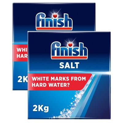 2 x 2kg Dishwasher Cleaning Salt Limescale Residue Protection Premium Purity Quality