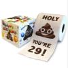 Printed TP Holy Poop You're 29 Printed Toilet Paper Gag Gift  Happy 29th Birthday Funny Toilet Paper For Best Prank, Surprise, Bathroom Decor, Novelty Bday Fun Gift For Men or Women - 500 Sheets view 1