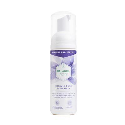 Balance Activ pH Balanced Intimate Daily Foam Wash, Relieves Vaginal and Vulval Discomfort (150ml)
