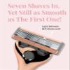 20-Pack Premium SmoothGlide Womens Razors Blades - Diamond-Coated 6-Blade Razors for Women w/Sensitive Skin - FFS Razor Blades Refill w/Lubricating Vitamin E Strip & Built-In Bikini Shaver Trimmer view 3