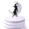 A Baby is Brewing Crescent Moon Cake Topper - Pregnant Witch Cake Topper, Halloween Baby Shower, Photo Booth Props, Cake Decoration for Personalized. view 1