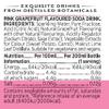 The London Essence Co. Pink Grapefruit Soda, Premium Cocktail Mixer, 200ml, Pack of 24 bottles, No Artificial Colours Preservatives or flavours, Low Calorie view 2