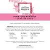 The London Essence Co. Pink Grapefruit Soda, Premium Cocktail Mixer, 200ml, Pack of 24 bottles, No Artificial Colours Preservatives or flavours, Low Calorie view 3