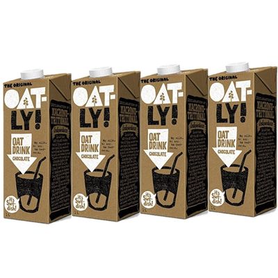 4 x 1 litre Original Chocolate Oat Milk Bundle Chocolate Drink Nutritional Drink Dairy Free