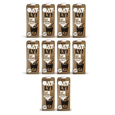 10 x 1 litre Original Chocolate Oat Milk Bundle Chocolate Drink Nutritional Drink Dairy Free