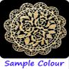 1 x Simply Heaven Edible Cake Lace 47 Colours Made from mat 76 (Metallic Gold) view 2