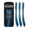 WILKINSON SWORD Barber's Style Precision Styler for Men, Pack of 3, For Facial & Eyebrow Hair Remover, Premium Quality Blades, With Cap For Precise Styling, view 1