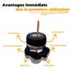 DrinkSafe I The Anti-Drug Scrunchie Protects Glass Reusable Whenever You Want, Anti-Spill for Parties and Festivals Safely I Black view 2