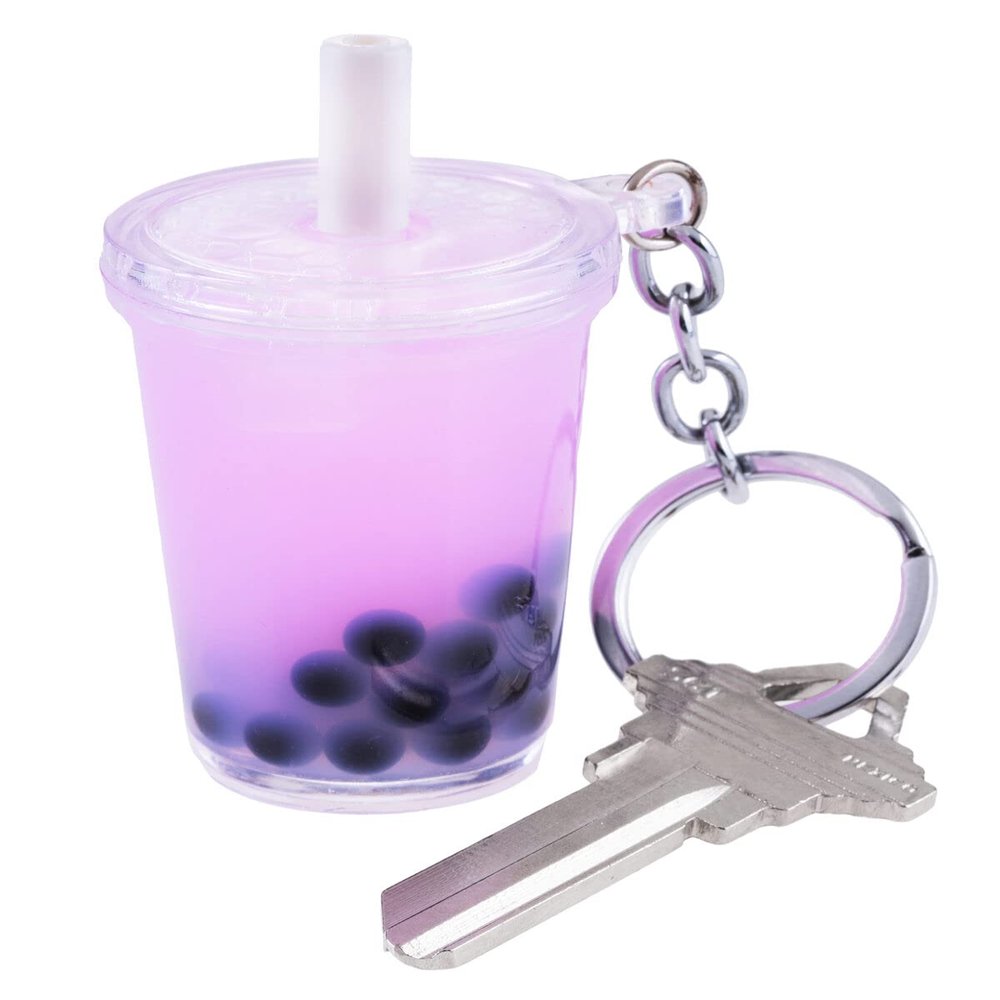 Boba Tea Charm Keychain