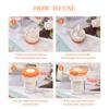 Zsanhua 5 Pieces Contact Lens Barrel Cases, Plastic Portable Contact Lens Cleaner Washer Manual Rotation Contact Lens Cleaning Case for Daily Eyes Care (5 Colors) view 2