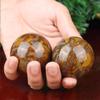 50mm Natural Polished Nuwa Stone Crystal Ball Specimen Healing Wellness Exercise Stress Handball 1 Pair,1Pairs view 2