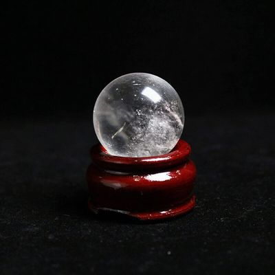 30/40/45/50mm AAA Natural Rock Clear Quartz Ball Crystal Ball Gem Reiki Therapy with Stand,30mm