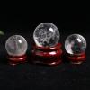 30/40/45/50mm AAA Natural Rock Clear Quartz Ball Crystal Ball Gem Reiki Therapy with Stand,30mm view 2