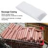Miskall 50m x 50mm Food Grade Plastic Inedible Sausage Ham Hot Dog Casing Shell for Sausage Making White view 3