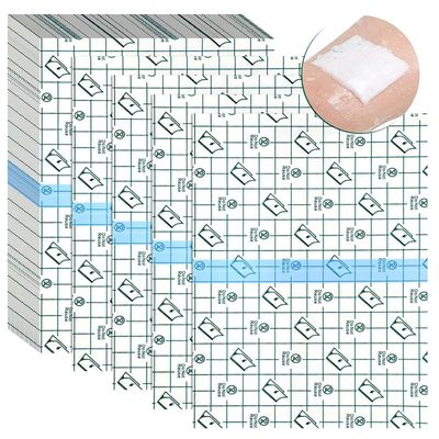 Ntcpefy 50 Pieces Shower Waterproof Disposable Transparent Bandage Cover for Tattoos Swimming Showering