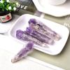 1PC Natural Amethyst Quartz Cluster Crystal Rod Point Rock Mineral Specimen Gem Crystal Stone Home Decor Collection Gift,Quartz Cluster,1pc view 3