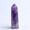 1PC Natural Amethyst Point Quartz Rock Mineral Specimen Hexagonal Prism Ornament Magic Wand Gemstone Crystal Tower,Amethyst,50-60mm view 1