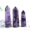 1PC Natural Amethyst Point Quartz Rock Mineral Specimen Hexagonal Prism Ornament Magic Wand Gemstone Crystal Tower,Amethyst,50-60mm view 2