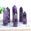 1PC Natural Amethyst Point Quartz Rock Mineral Specimen Hexagonal Prism Ornament Magic Wand Gemstone Crystal Tower,Amethyst,50-60mm view 4