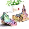 Natural Bismuth Tower Metal Mineral Pyramid Stones Gemstone Stone Meditation Collection Or Home Decor Raw Crystals,Bismuth Tower,150-200g view 2