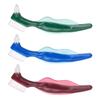 Artibetter False Teeth Cleaning Brush Hard Denture Brush Toothbrush 3pcs Denture Double Sided Brush Portable with Ergonomic Rubber Handle for Denture Care and Birthday view 1