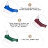 Artibetter False Teeth Cleaning Brush Hard Denture Brush Toothbrush 3pcs Denture Double Sided Brush Portable with Ergonomic Rubber Handle for Denture Care and Birthday view 4