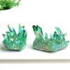100% Natural Quartz Cluster Electroplated Column Raw Crystals Mineral Ore for Ornaments Aquarium Home Decor Stone,Quartz Cluster,60-90g view 4