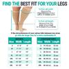 Zeta Wear Plus Size Support Socks - Wide Calf Compression, Great for Travel & Flights, Men & Women Love Its Amazing Fit, Cotton-Rich Comfort & Soothing Relief, 1 Pair, Medium, Black view 2