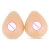 WSSZLH Crossdressing Special Silicone Fake Breast Prosthesis Self-adhesive Breast Realistic Drop-shaped Fake Boobs Men Disguised Transvestites As Props 600g view 1