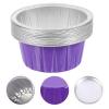 FRCOLOR 30pcs Foil Wax Melting Bowls Nonstick Wax Warmer Containers for Hair Removal for Face Body for Easy to Use and Clean view 3