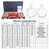 Metal Trial Lens Box 266Pcs Trial Lenses Optometry Lens Boxes Trial Tool Sets Trial Lens Case 36MM Aperture Trial Lens Equipment Eye Protection Accessories(Color:black,Size:266pcs) view 2