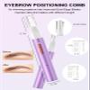 AHHFEI Women's 5 in 1 Facial Hair Trimmer, Rechargeable Nose & Ear Hair Trimmer, Painless Eyebrow Trimmer, Easy Cleansing, Purple view 4