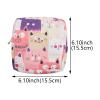 2 Pack Sanitary Napkin Towels Storage Bag Portable Pantyliners Bag with Zipper Makeup Bag with Zipper for Women Girls Ladies(Pattern 4) view 2