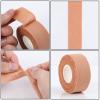 3 Rolls Zinc Oxide Tape, 10m x 2.5cm Cohesive Bandage Flexible Breathable Wrist Finger Tape Easy Tear Athletic Sports Tape for First Aid Sports Ankle(Skin) view 3