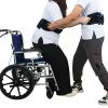 KkaFFe Gate Belt for Elderly with 7 Handles,Gait Belts Transfer Belt for Seniors, Adjustable Lift Belts for Elderly (27-45 inches) Quick Release Gait BeltPatient Transfer Belt for DisabledBlue view 2