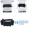 KkaFFe Gate Belt for Elderly with 7 Handles,Gait Belts Transfer Belt for Seniors, Adjustable Lift Belts for Elderly (27-45 inches) Quick Release Gait BeltPatient Transfer Belt for DisabledBlue view 4