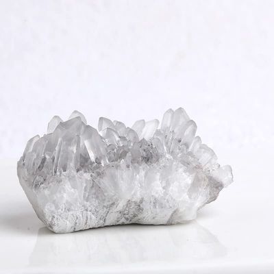 1PC Natural Raw Quartz Cluster Clear Raw Crystals Stones Crystal Point Specimen Home Decor Obelisk Quartz Minerales Gift,Quartz Cluster,200-260g
