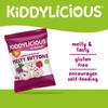 Kiddylicious Raspberry & Beetroot Melty Buttons - Delicious Snacks for Kids - Suitable for 9+ Months - 10 packs view 3