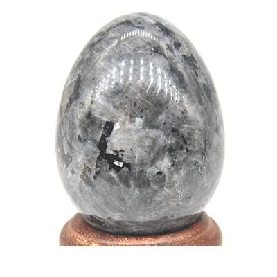 30X40mm Oval Stone Natural Amethyst Lapis Lazuli Hand Polished Table Decoration Crafts Aura Mineral Gemstone Collection,Black Labradorite,1